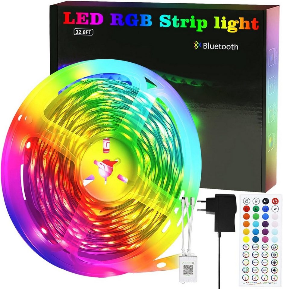 ZMH LED-Streifen 10M Selbstklebend - Smart Streifen Timer-Einstellung Party Deko, Licht band Musik Sync 16 Mio Farbe für Schlafzimmer ZMH LED-Streifen 10M Selbstklebend - Smart Streifen Timer-Einstellung Party Deko, Licht band Musik Sync 16 Mio Farbe für Schlafzimmer von ZMH