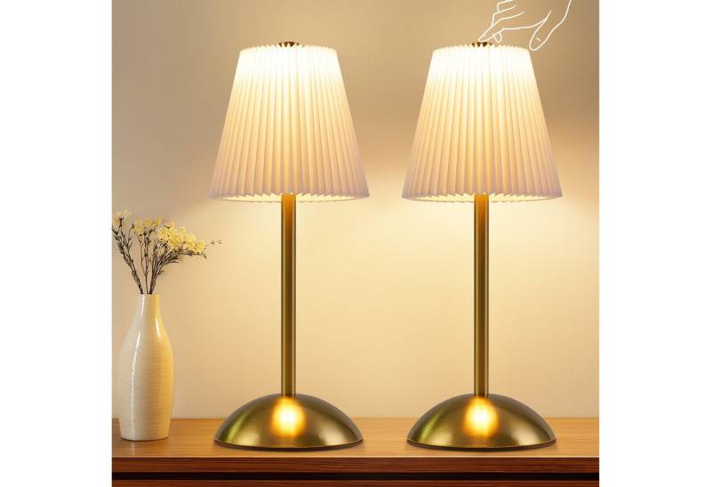 ZMH LED Tischleuchte 2er Set Akku Touch Nachttischlampe - Dimmbar 3 Farbtemperature mit USB, 3000-6500K ZMH LED Tischleuchte 2er Set Akku Touch Nachttischlampe - Dimmbar 3 Farbtemperature mit USB, 3000-6500K von ZMH