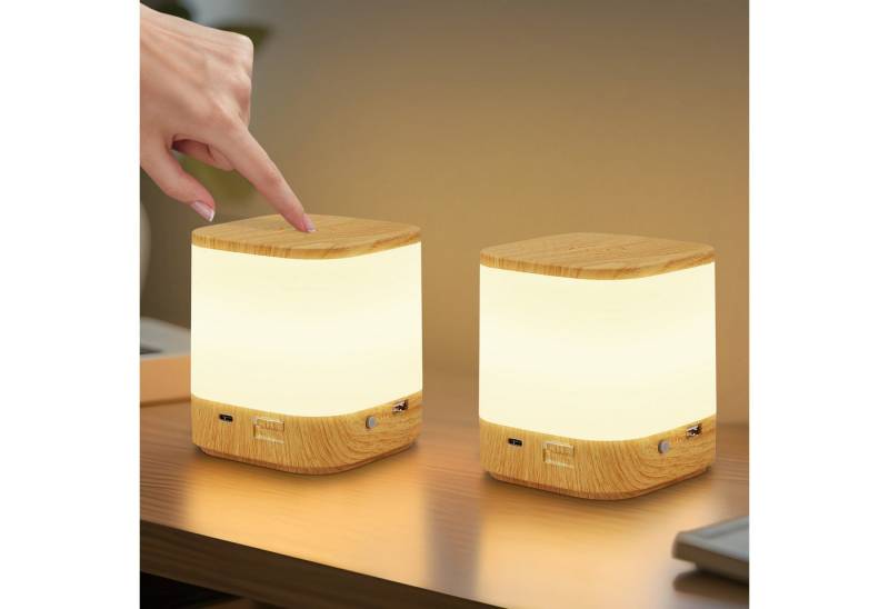 ZMH LED Tischleuchte Akku 1800mAH Touch Dimmbar Nachttischlampe Kabellos Schlafzimmer, Augenschutz, Einfache Installtion, LED fest integriert, 3000-6500K, USB Aufladbar mit 3 Farbtemperatur&Timing Funktion Nachtlicht ZMH LED Tischleuchte Akku 1800mAH Touch Dimmbar Nachttischlampe Kabellos Schlafzimmer, Augenschutz, Einfache Installtion, LED fest integriert, 3000-6500K, USB Aufladbar mit 3 Farbtemperatur&Timing Funktion Nachtlicht von ZMH