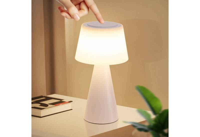 ZMH LED Tischleuchte Kabellos 3600mhA Dimmbar Tischlampe Modern Wohnzimmer Batterie, Augenschutz, Einfache Installtion, LED fest integriert, 3000-6500K, Touch Nachttischlampe mit USB Aufladbar Outdoor ZMH LED Tischleuchte Kabellos 3600mhA Dimmbar Tischlampe Modern Wohnzimmer Batterie, Augenschutz, Einfache Installtion, LED fest integriert, 3000-6500K, Touch Nachttischlampe mit USB Aufladbar Outdoor von ZMH