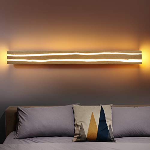 ZMH LED Wandleuchte Innen Wandlampe - 16W Design Flurlampe 100CM Treppenhauslampe Warmweiß Nachtlampe Wandbeleuchtung für Wohnzimmer Schlafzimmer Flur Treppenhaus von ZMH