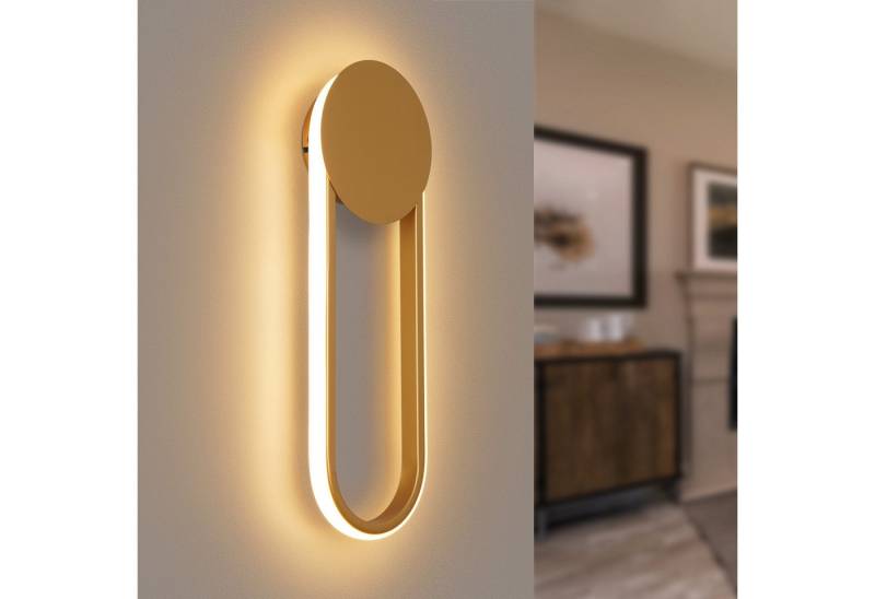 ZMH LED Wandleuchte Innen Wandlampe Flurlampe Modern Design 3000K, Außenleuchtend, LED fest integriert, warmweiß von ZMH