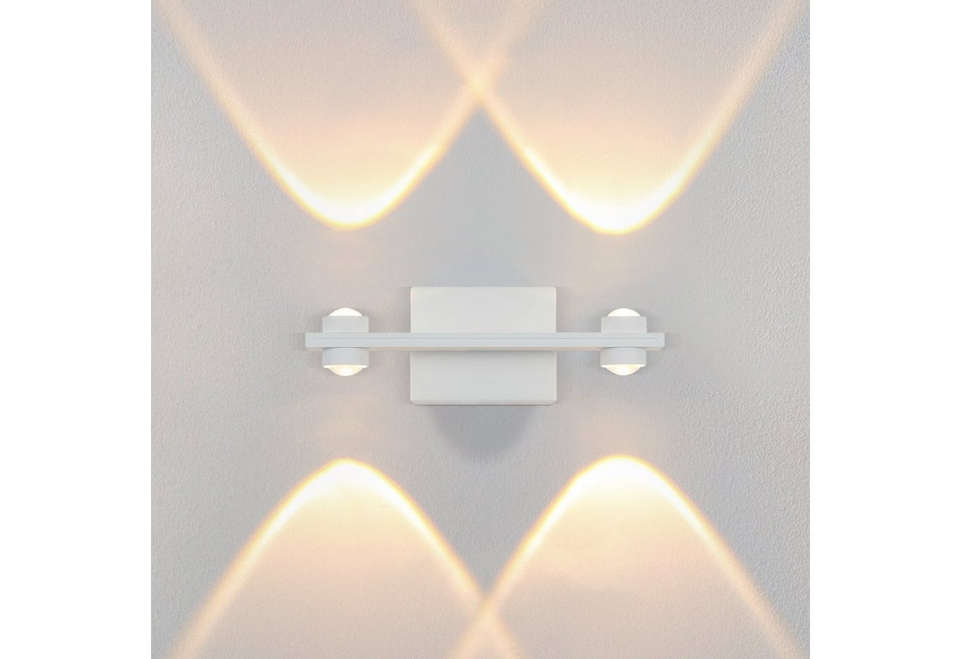 ZMH LED Wandleuchte innen Wandlampe Modern Wohnzimmer Wandbeleuchtung 3000K, Warmweiss von ZMH