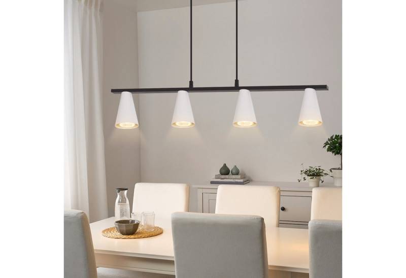 ZMH Pendelleuchte Esszimmer 4/6 Flammig GU10 Modern Hängeleuchte Wohnzimmer Flur, Einfache Installation, ohne Leuchtmittel, 150CM Schwarz-Weiß Esstischlampe hängend Industrial Küche ZMH Pendelleuchte Esszimmer 4/6 Flammig GU10 Modern Hängeleuchte Wohnzimmer Flur, Einfache Installation, ohne Leuchtmittel, 150CM Schwarz-Weiß Esstischlampe hängend Industrial Küche von ZMH