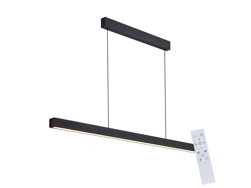 ZMH Pendelleuchte LED Esstisch Pendelleuchten Schwarz Esszimmer 108CM Dimmbar 37W, Augenschutz, LED fest integriert, 3000-6500K, Höhenverstellbar Hängeleuchte mit Fernbedienung Hängelampe Wohnzimmer von ZMH