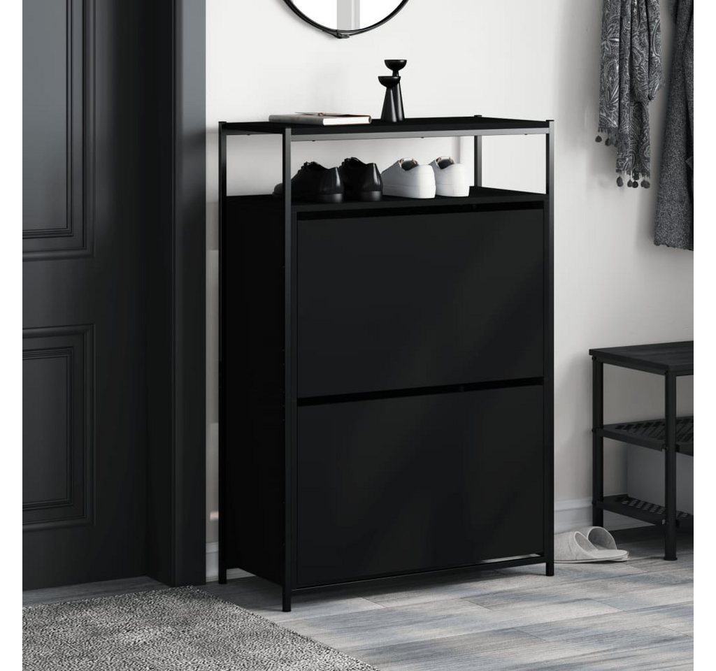 ZMH Schuhschrank Schuhschrank Schwarz 75x34x112 cm Holzwerkstoff ZMH Schuhschrank Schuhschrank Schwarz 75x34x112 cm Holzwerkstoff von ZMH