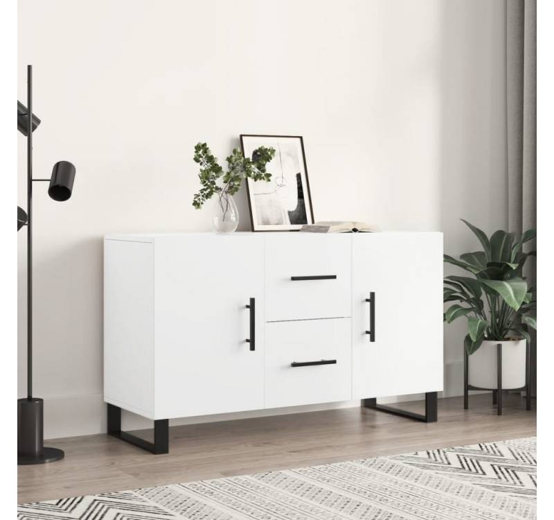 ZMH Sideboard Sideboard Weiß 100x36x60 cm Holzwerkstoff Wohnzimmer von ZMH