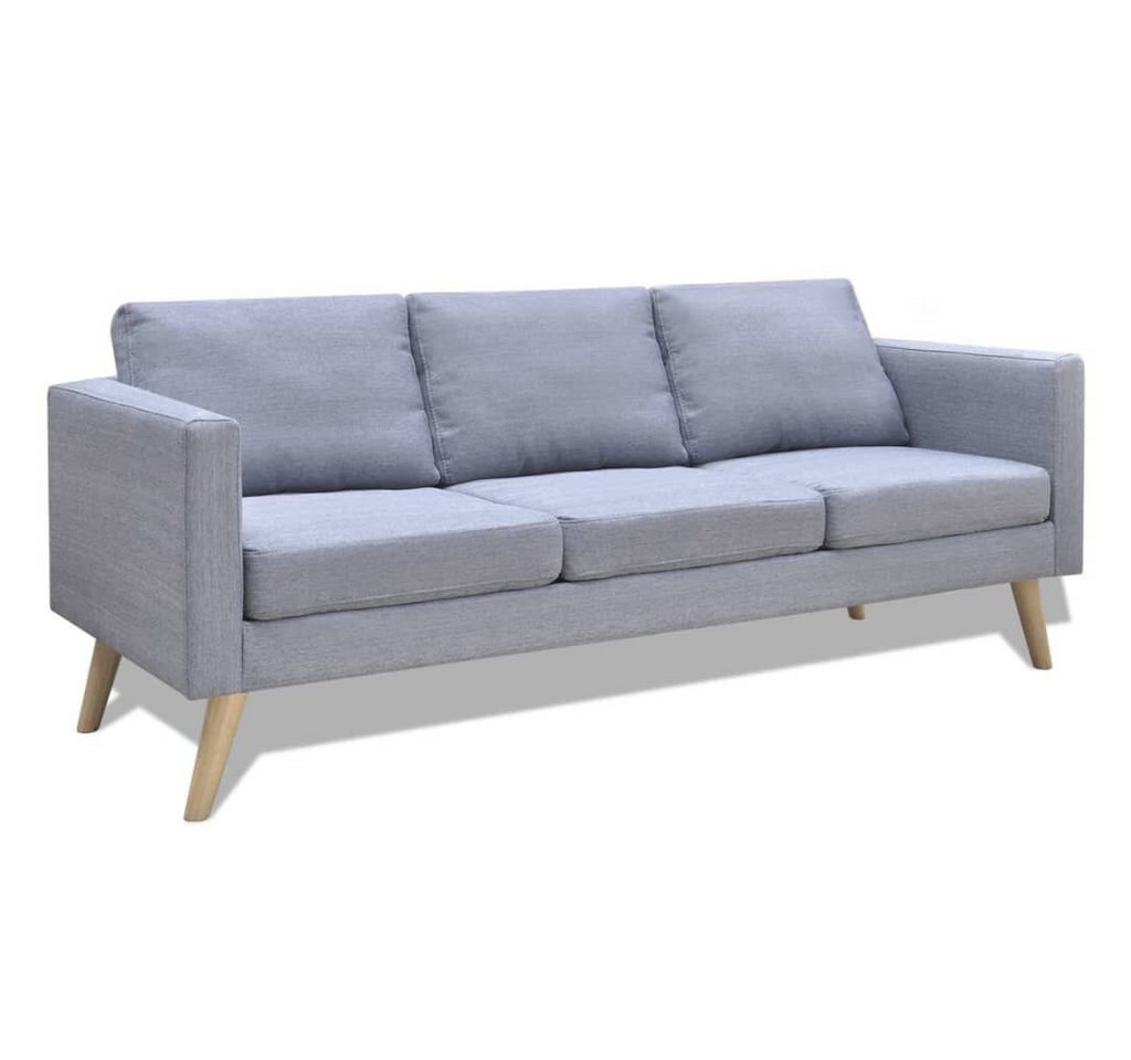 ZMH Sofa Sofa 3-Sitzer Stoff Hellgrau ZMH Sofa Sofa 3-Sitzer Stoff Hellgrau von ZMH