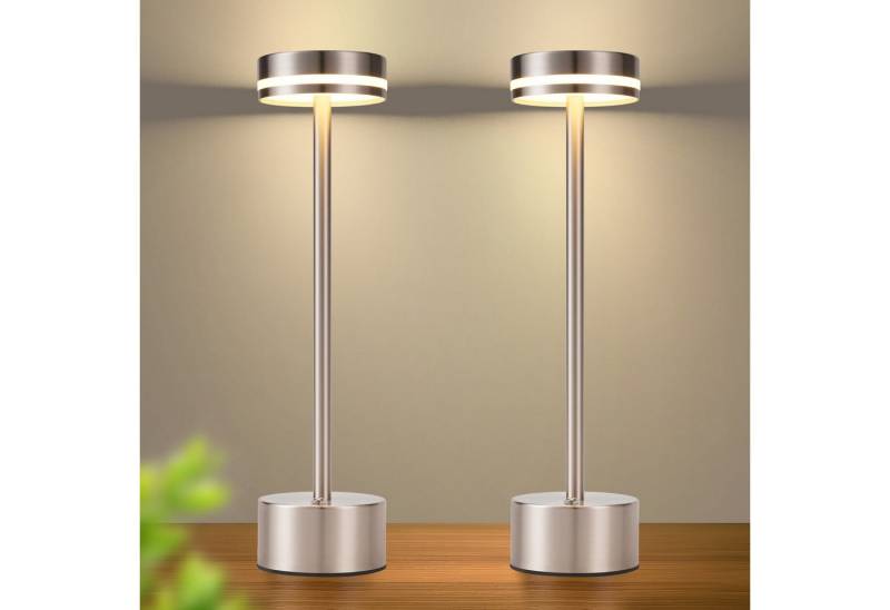 ZMH Tischleuchte Tischlampe Kabellos LED Nachttischlampe Akku Dimmbare, LED fest integriert, Tischlampe ZMH Tischleuchte Tischlampe Kabellos LED Nachttischlampe Akku Dimmbare, LED fest integriert, Tischlampe von ZMH