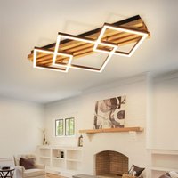 ZMH - gbly led Deckenleuchte Holz: 70cm Deckenlamp Dimmbar Wohnzimmerlampe Modern Schlafzimmerlampe 46W Schwarz eckig deckenleucht fur wohnzimmer ZMH - gbly led Deckenleuchte Holz: 70cm Deckenlamp Dimmbar Wohnzimmerlampe Modern Schlafzimmerlampe 46W Schwarz eckig deckenleucht fur wohnzimmer von ZMH