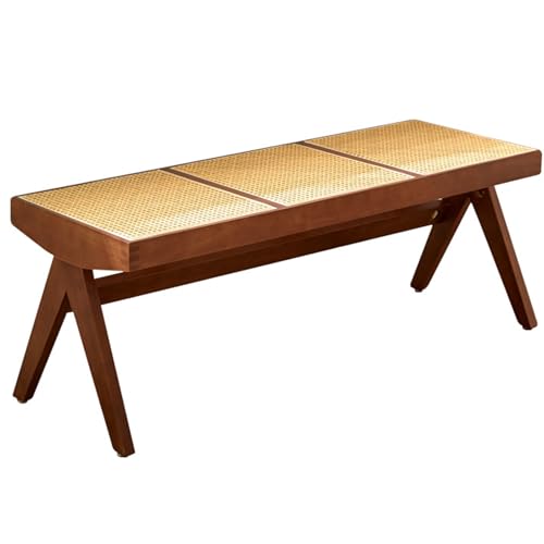 Farmhouse Indoor Wooden Living Room Dining Bench,Solid Wood Shoe Bench Entryway Benches,Rattanbank,Hockerbeine Aus Massivholz,Geeignet FüR Flure, Wohnzimmer, Schlafzimmer Und Das FußEnde Von Betten Farmhouse Indoor Wooden Living Room Dining Bench,Solid Wood Shoe Bench Entryway Benches,Rattanbank,Hockerbeine Aus Massivholz,Geeignet FüR Flure, Wohnzimmer, Schlafzimmer Und Das FußEnde Von Betten von ZMHPLKH