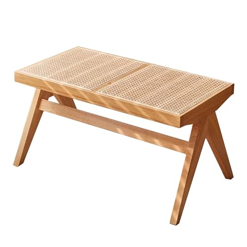 Farmhouse Indoor Wooden Living Room Dining Bench,Solid Wood Shoe Bench Entryway Benches,Rattanbank,Hockerbeine Aus Massivholz,Geeignet FüR Flure, Wohnzimmer, Schlafzimmer Und Das FußEnde Von Betten Farmhouse Indoor Wooden Living Room Dining Bench,Solid Wood Shoe Bench Entryway Benches,Rattanbank,Hockerbeine Aus Massivholz,Geeignet FüR Flure, Wohnzimmer, Schlafzimmer Und Das FußEnde Von Betten von ZMHPLKH