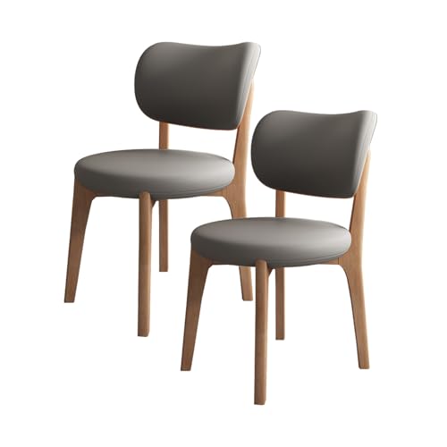 Moderne Esszimmerstühle, stühle esszimmer 2er-Set mit komfortablem Eichengestell, esstisch stühle im Mid-Century-Stil mit hochdichtem Schaumstoffbezug, für Küche und Wohnzimmer D 46*45*80CM von ZMHPLKH