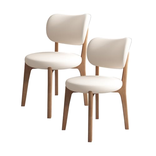 Moderne Esszimmerstühle, stühle esszimmer 2er-Set mit komfortablem Eichengestell, esstisch stühle im Mid-Century-Stil mit hochdichtem Schaumstoffbezug, für Küche und Wohnzimmer E 46*45*80CM von ZMHPLKH