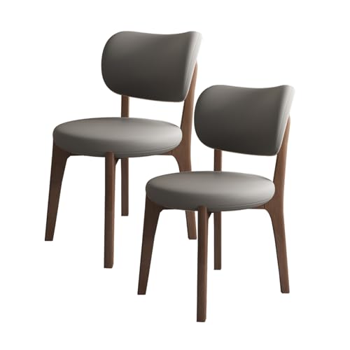 Moderne Esszimmerstühle, stühle esszimmer 2er-Set mit komfortablem Eichengestell, esstisch stühle im Mid-Century-Stil mit hochdichtem Schaumstoffbezug, für Küche und Wohnzimmer I 46*45*80CM von ZMHPLKH