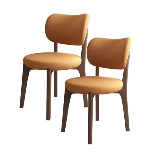 Moderne Esszimmerstühle, stühle esszimmer 2er-Set mit komfortablem Eichengestell, esstisch stühle im Mid-Century-Stil mit hochdichtem Schaumstoffbezug, für Küche und Wohnzimmer K 46*45*80CM von ZMHPLKH