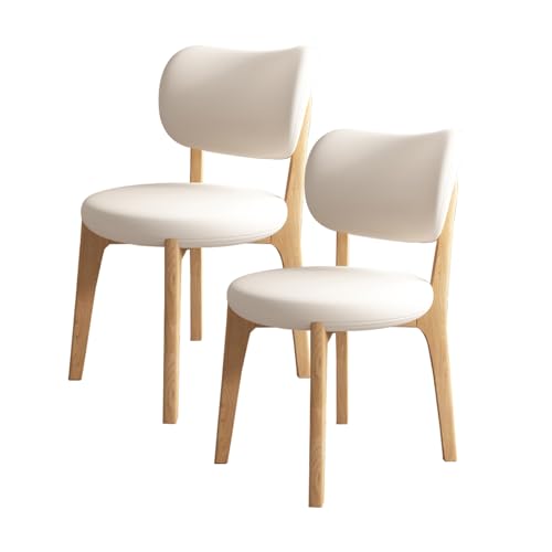 Moderne Esszimmerstühle, stühle esszimmer 2er-Set mit komfortablem Eichengestell, esstisch stühle im Mid-Century-Stil mit hochdichtem Schaumstoffbezug, für Küche und Wohnzimmer M 46*45*80CM von ZMHPLKH