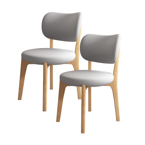 Moderne Esszimmerstühle, stühle esszimmer 2er-Set mit komfortablem Eichengestell, esstisch stühle im Mid-Century-Stil mit hochdichtem Schaumstoffbezug, für Küche und Wohnzimmer N 46*45*80CM von ZMHPLKH