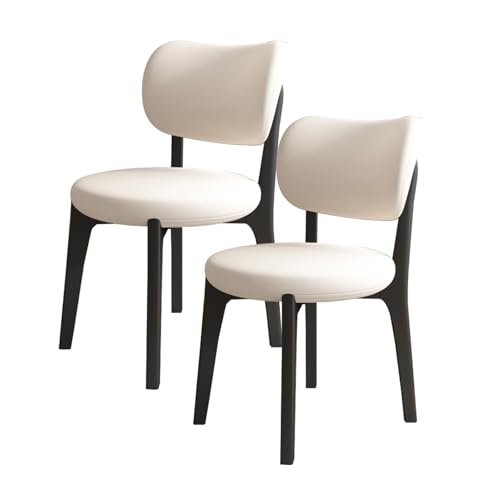 Moderne Esszimmerstühle, stühle esszimmer 2er-Set mit komfortablem Eichengestell, esstisch stühle im Mid-Century-Stil mit hochdichtem Schaumstoffbezug, für Küche und Wohnzimmer U 46*45*80CM von ZMHPLKH