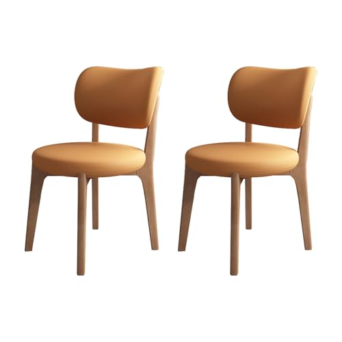 ZMHPLKH Esszimmerstühle 2er Set mit dicken Kissen, bequemer Esszimmerstuhl mit Beinen aus Massivholz – armlose Seitenstühle esstisch stühle für Küche und Wohnzimmer H 46 * 45 * 80CM ZMHPLKH Esszimmerstühle 2er Set mit dicken Kissen, bequemer Esszimmerstuhl mit Beinen aus Massivholz – armlose Seitenstühle esstisch stühle für Küche und Wohnzimmer H 46 * 45 * 80CM von ZMHPLKH