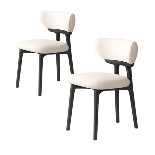 ZMHPLKH Esszimmerstühle 4er Set aus Massivholz - Bequeme holzstühle Esszimmer mit Lederstoff - 34 Farben Erhältlich 10 2pcs von ZMHPLKH