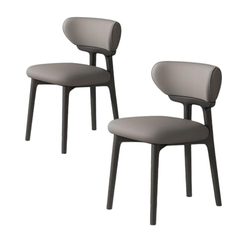 ZMHPLKH Esszimmerstühle 4er Set aus Massivholz - Bequeme holzstühle Esszimmer mit Lederstoff - 34 Farben Erhältlich 12 2pcs von ZMHPLKH