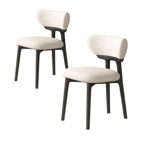 ZMHPLKH Esszimmerstühle 4er Set aus Massivholz - Bequeme holzstühle Esszimmer mit Lederstoff - 34 Farben Erhältlich 17 2pcs von ZMHPLKH