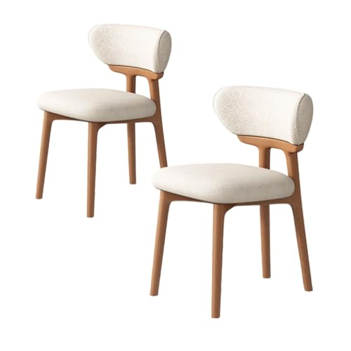 ZMHPLKH Esszimmerstühle 4er Set aus Massivholz - Bequeme holzstühle Esszimmer mit Lederstoff - 34 Farben Erhältlich 24 2pcs von ZMHPLKH