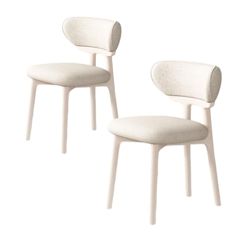 ZMHPLKH Esszimmerstühle 4er Set aus Massivholz - Bequeme holzstühle Esszimmer mit Lederstoff - 34 Farben Erhältlich 32 2pcs von ZMHPLKH