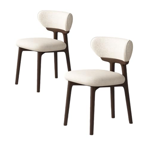 ZMHPLKH Esszimmerstühle 4er Set aus Massivholz - Bequeme holzstühle Esszimmer mit Lederstoff - 34 Farben Erhältlich 6 2pcs von ZMHPLKH