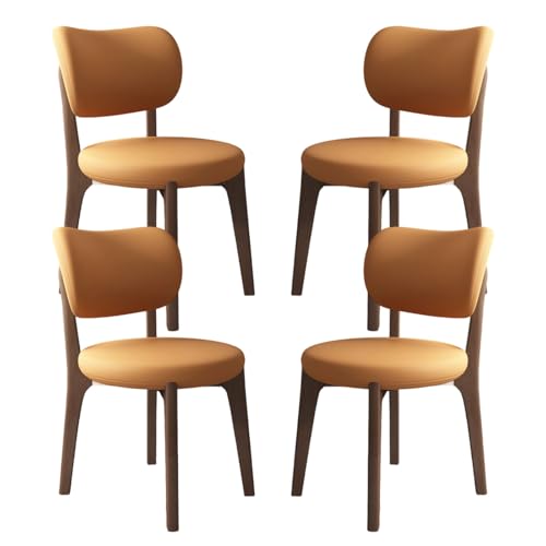 ZMHPLKH Esszimmerstühle mit Eichenholzbeinen - Gepolsterte Küchenstühle Modern - Höhe 31.5in für Esszimmer und Wohnbereich 15 4pcs von ZMHPLKH