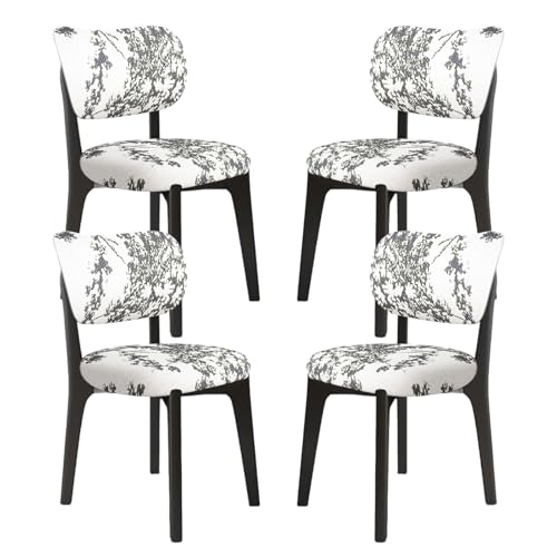 ZMHPLKH Esszimmerstühle mit Eichenholzbeinen - Gepolsterte Küchenstühle Modern - Höhe 31.5in für Esszimmer und Wohnbereich 24 4pcs von ZMHPLKH