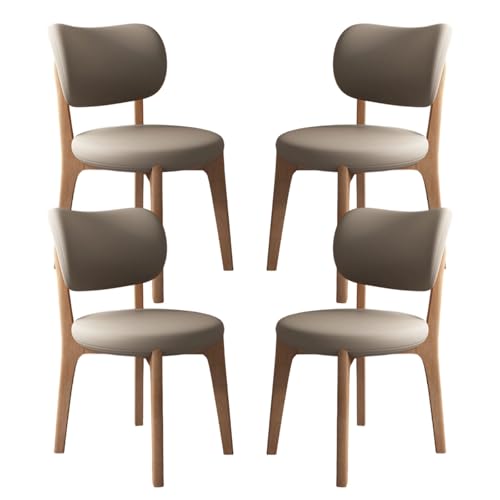 ZMHPLKH Esszimmerstühle mit Eichenholzbeinen - Gepolsterte Küchenstühle Modern - Höhe 31.5in für Esszimmer und Wohnbereich 6 4pcs von ZMHPLKH