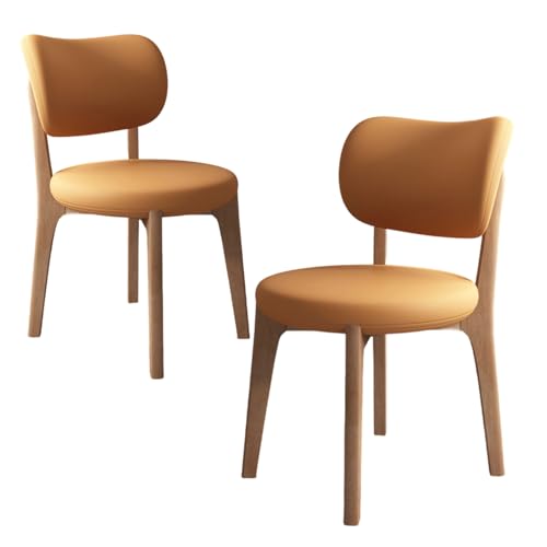 ZMHPLKH Esszimmerstühle mit Eichenholzbeinen - Gepolsterte Küchenstühle Modern - Höhe 31.5in für Esszimmer und Wohnbereich 7 2pcs von ZMHPLKH