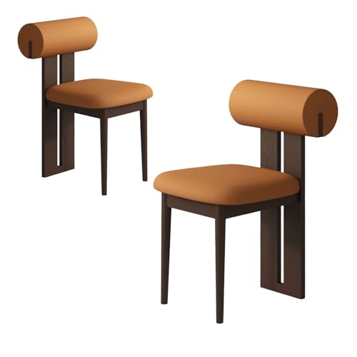 ZMHPLKH Moderne Esszimmerstühle mit Holzbeinen - Gepolsterte Küchenstühle Modern - Mit Einer Tragkraft von bis zu 150 kg ist er für Küchen und Wohnzimmer geeignet 21 2pcs von ZMHPLKH