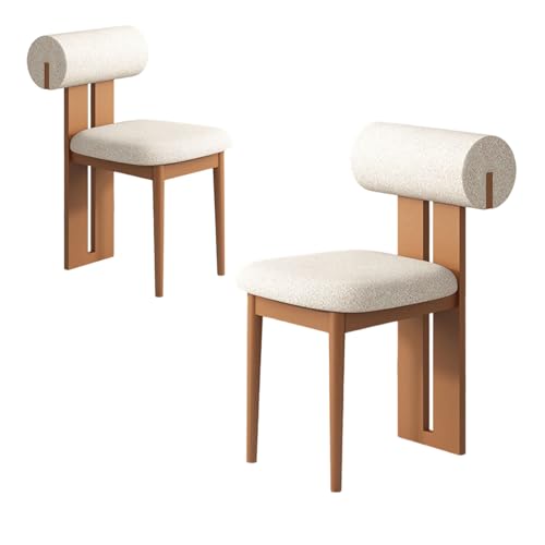ZMHPLKH Moderne Esszimmerstühle mit Holzbeinen - Gepolsterte Küchenstühle Modern - Mit Einer Tragkraft von bis zu 150 kg ist er für Küchen und Wohnzimmer geeignet 30 2pcs von ZMHPLKH