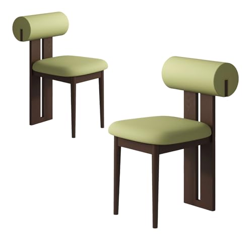 ZMHPLKH Moderne Esszimmerstühle mit Holzbeinen - Gepolsterte Küchenstühle Modern - Mit Einer Tragkraft von bis zu 150 kg ist er für Küchen und Wohnzimmer geeignet 32 2pcs von ZMHPLKH