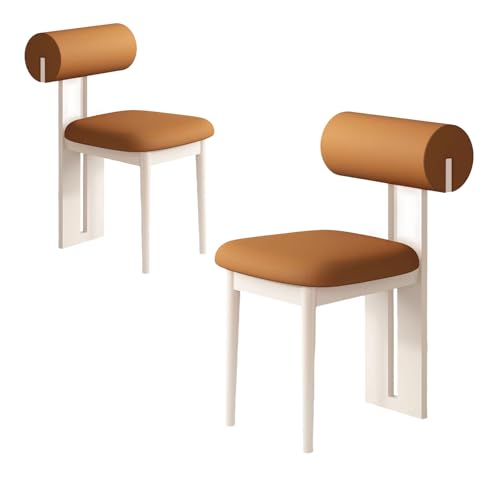 ZMHPLKH Moderne Esszimmerstühle mit Holzbeinen - Gepolsterte Küchenstühle Modern - Mit Einer Tragkraft von bis zu 150 kg ist er für Küchen und Wohnzimmer geeignet 5 2pcs von ZMHPLKH