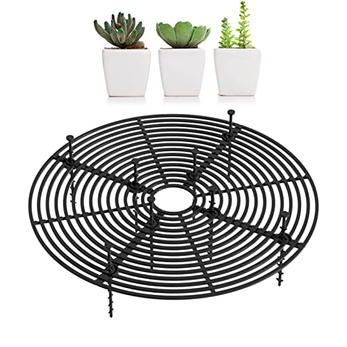 ZMKY Pflanzenschutz | Blumentopf Erdschutz Abdeckung | Wiederverwendbarer Blumentopf Bodenschutz für Zimmerpflanzen, Katzen Hund Grabstopper (schwarz) von ZMKY