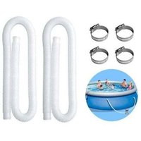 Zmleve - Aufblasbarer Intex-Thermalquellen-Poolschlauch, Ersatzschlauch für 300/330/530/1000-Gallonen-Poolpumpe (2er-Pack) von ZMLEVE