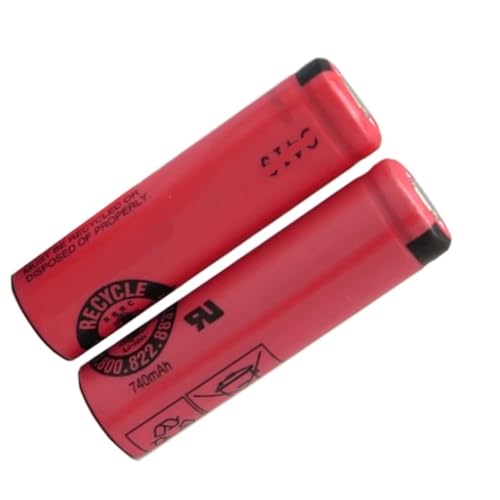 ZMLMAJJ 2 Stück 3,7V 740MAh Flachkopf-Lithiumbatterie, Rasiererbatterie – Kompatibel Mit Braun S5 S6 S7 S51 53B 73S 4200 5762 von ZMLMAJJ