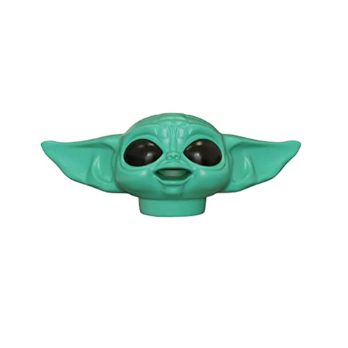 ZMOOPE 2022 Yoda Zahnpasta-Kappenspender für Kinder Erwachsene, Film Figur Kopf Zahnpasta Topper Lustige Zahnpasta Squeezer Geschenk für Film-Fans, Grün von ZMOOPE