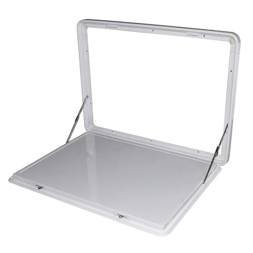 Klappbarer Wandtisch for Wohnwagen und Wohnmobile, Aluminiumlegierung, abschließbar, Mehrfarbig, mehrere Größen (Weiß, 60 x 41 cm)(Bianco,60x45cm/23.6x17.7in) von ZMQU