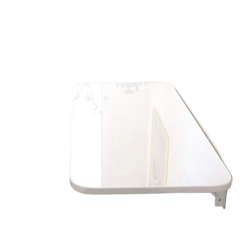 Wandklapptisch, Computertisch, Schreibtisch, Frisiertisch, Weiß, Mehrere Größen (70 * 40 cm/28 * 16 Zoll)(50 * 40Cm/20 * 16In) von ZMQU