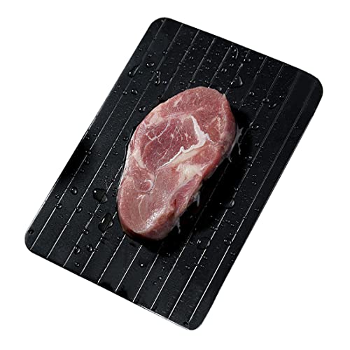 ZMREN Auftauplatte, Auftauplatten Auftauen Tablett, Auftau-Tablett Defrosting Tray Fast Abtauung Tablett für Fisch Fleisch Geflügel Oder Alles Andere, das Gefroren ist (29.5 x 21 x 0.2cm) von ZMREN
