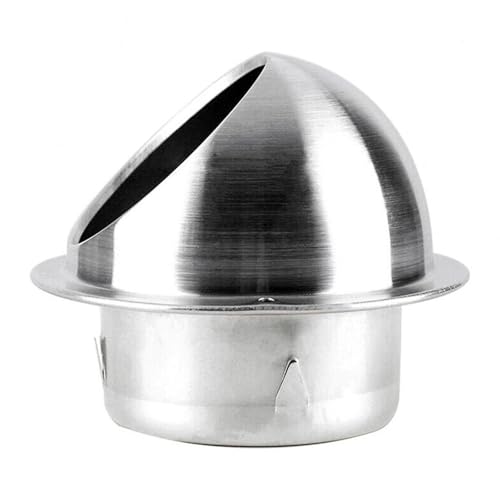 ZMTGLTG Regenkappe for Badezimmerabluftventilatoren aus verdicktem Edelstahl 304, Windkappe for Dachentlüftung, Schutz vor Regen und Schnee, Korrosionsbeständigkeit.(200mm) von ZMTGLTG