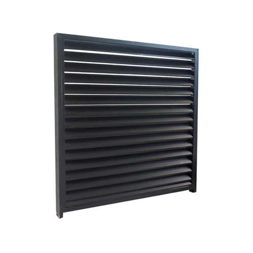 ZMTGLTG Rostfreie Lüftungsschlitze Aus Aluminiumlegierung, wasserdichte Auspuffabdeckungen for Den Außenbereich, Dekorative Lüftungsschlitze for Außenwände(290mm) von ZMTGLTG