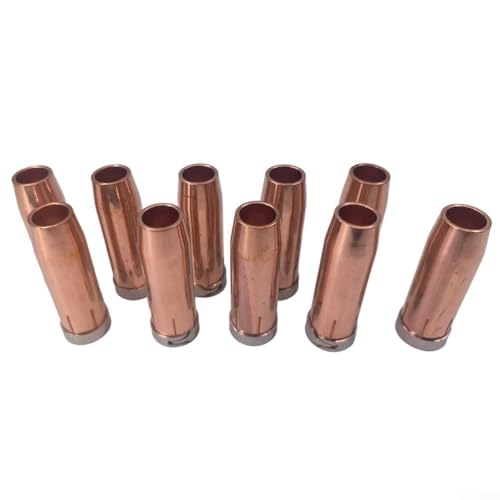 10 Stück Gasdüse für Schweißbrenner Modell 145 0132 mit konischer Form 14 x 24 mm Größe und 76 mm Länge für Schweißanwendungen 10 Stück Gasdüse für Schweißbrenner Modell 145 0132 mit konischer Form 14 x 24 mm Größe und 76 mm Länge für Schweißanwendungen von ZMdooreasy