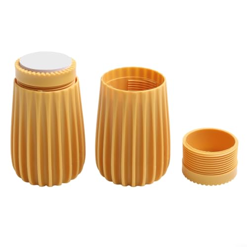 2 x Bettstabilisatoren, verstellbare Kopfteil-Stopper für Geräuschkontrolle und Stabilität (gelb, L) von ZMdooreasy