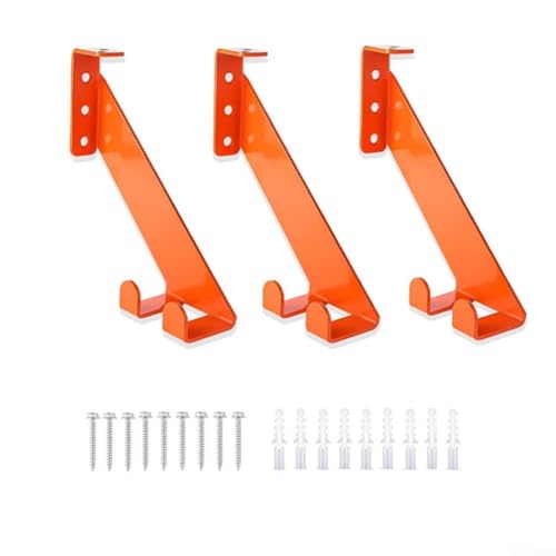 3-in-1 Kettensägen-Wandhalterung mit Haken für Garage und Werkstatt, 3 Stück 3-in-1 Kettensägen-Wandhalterung mit Haken für Garage und Werkstatt, 3 Stück von ZMdooreasy